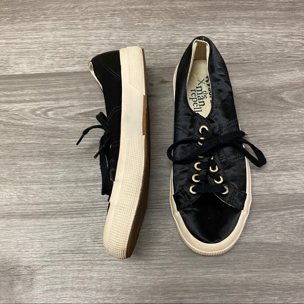 SUPERGA X The Man Repeller Sneaker Black 8